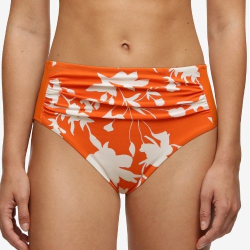 Chantelle Maillots de Bain Tropical orange slip de bikini