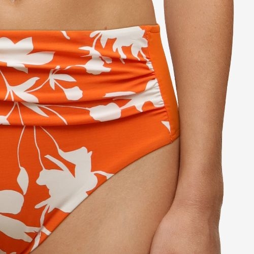 Chantelle Maillots de Bain Tropical orange slip de bikini