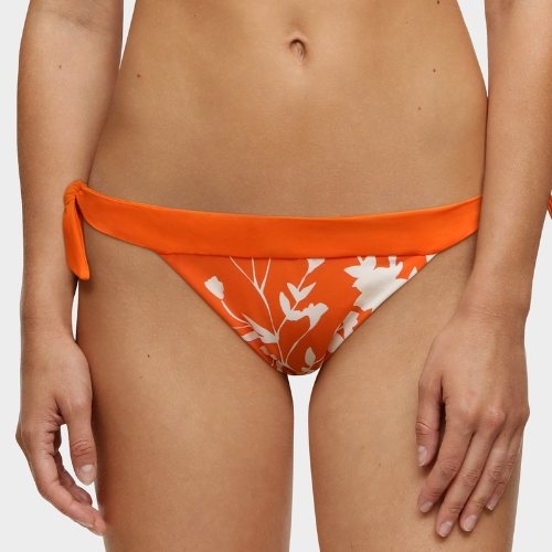 Chantelle Maillots de Bain Tropical orange slip de bikini