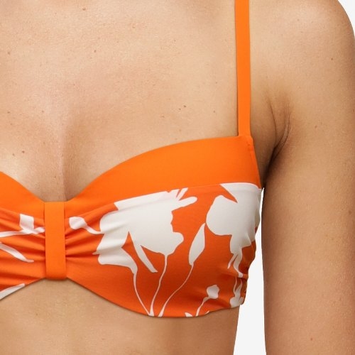 Chantelle Maillots de Bain Tropical orange haut de bikini préformé
