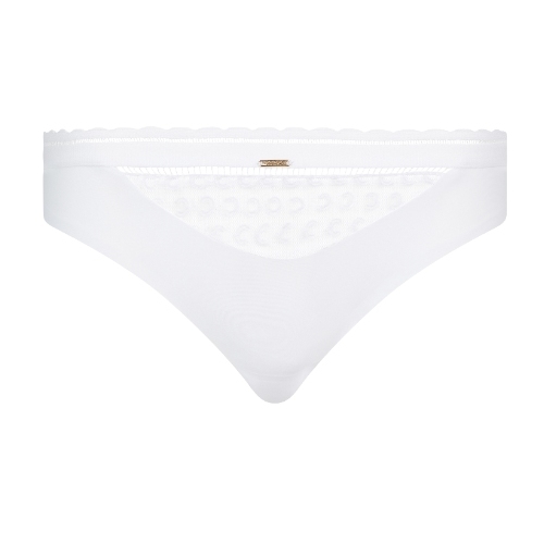 Chantelle Monogram blanc slip