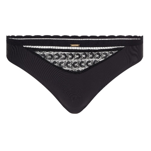 Chantelle Monogram noir slip