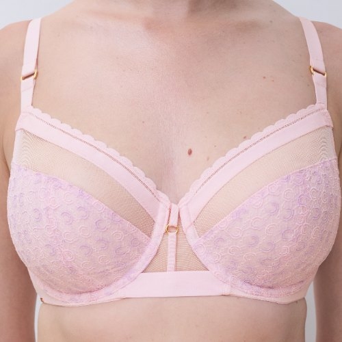 Chantelle Monogram rose soutien-gorge sans forme