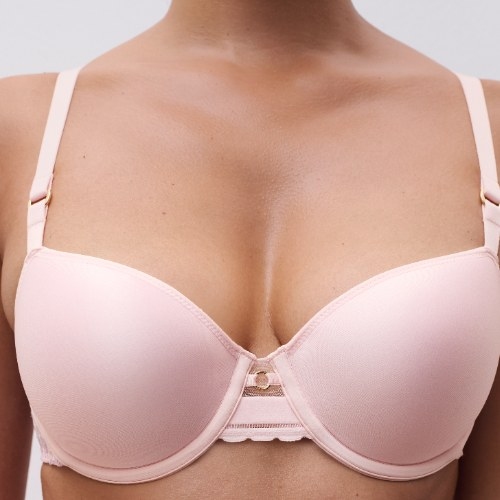 Chantelle Monogram rose soutien-gorge rembourré