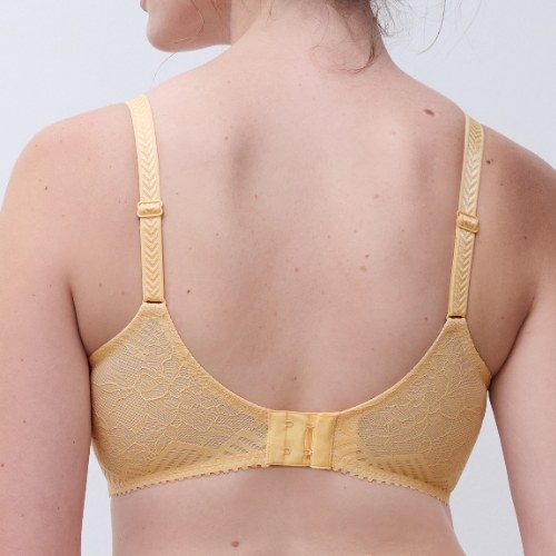 Chantelle Origins jaune soutien-gorge sans armatures en dentelle