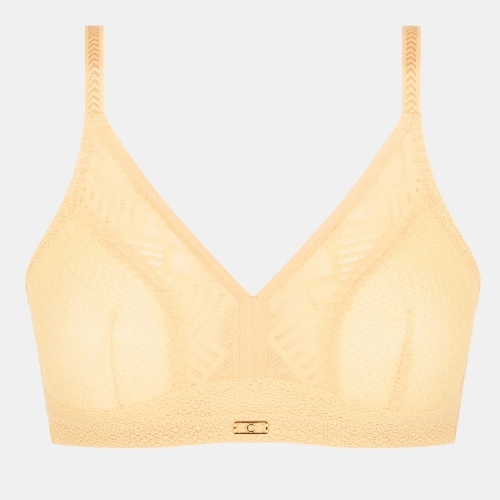 Chantelle Origins jaune soutien-gorge sans armatures en dentelle