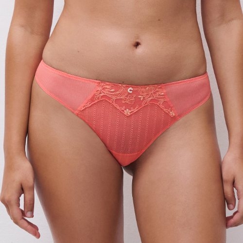 Chantelle Cabaret Sauvage corail slip