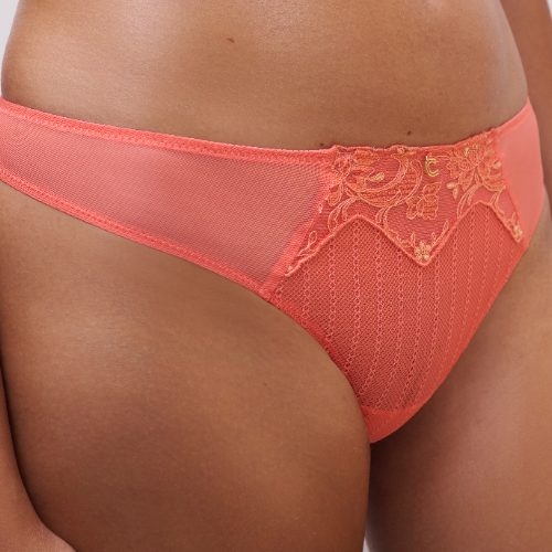 Chantelle Cabaret Sauvage corail slip