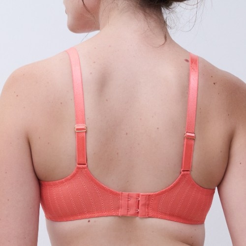 Chantelle Cabaret Sauvage corail soutien-gorge sans forme