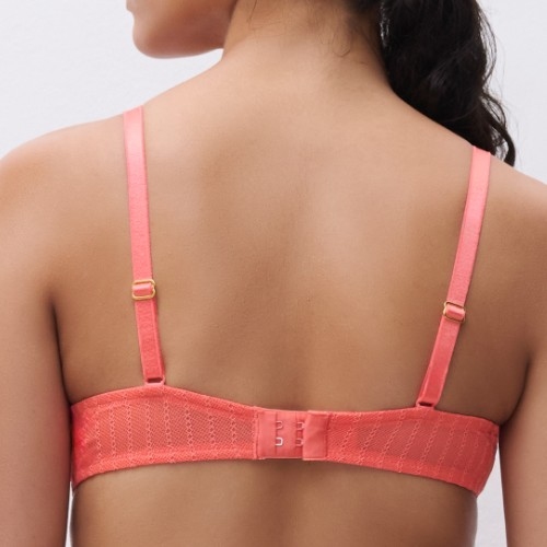 Chantelle Cabaret Sauvage corail soutien-gorge sans forme