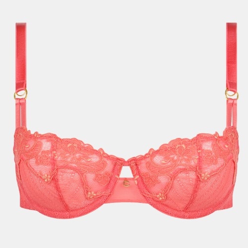 Chantelle Cabaret Sauvage corail soutien-gorge sans forme