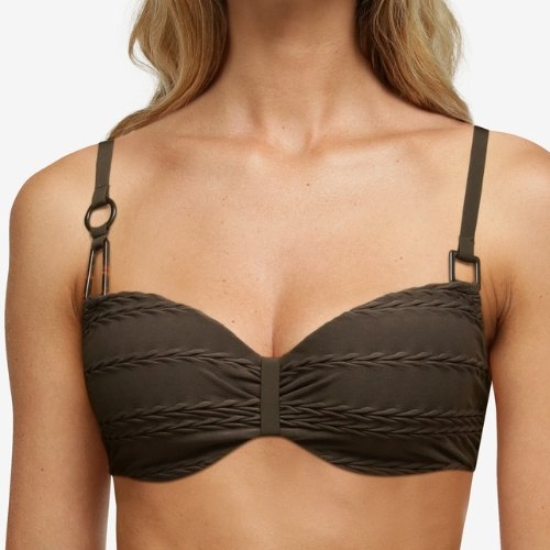 Chantelle Maillots de Bain Vibrant marron haut de bikini préformé