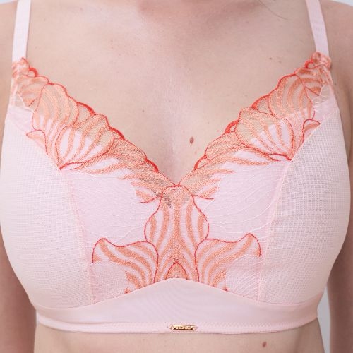Chantelle Legend rose soutien-gorge sans armatures en dentelle