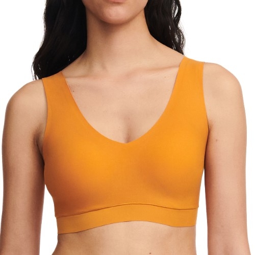 Chantelle SoftStretch jaune ocre soutien-gorge sans armatures en dentelle