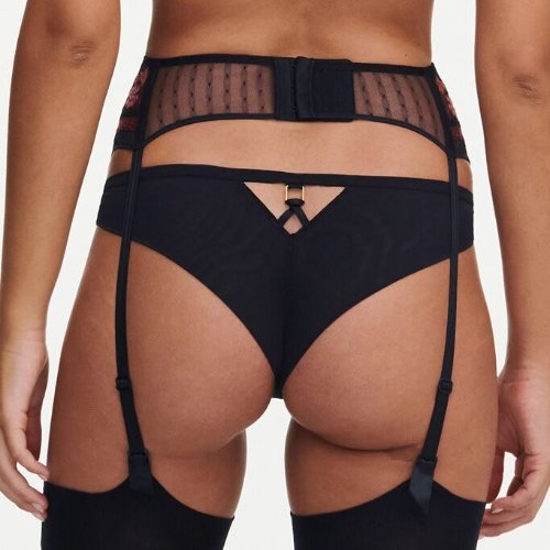Chantelle New Romance noir jarretelles garter belt