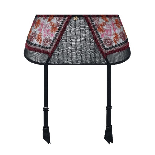 Chantelle New Romance noir jarretelles garter belt