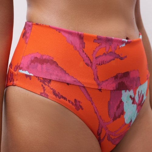 Chantelle Maillots de Bain Icon orange slip de bikini