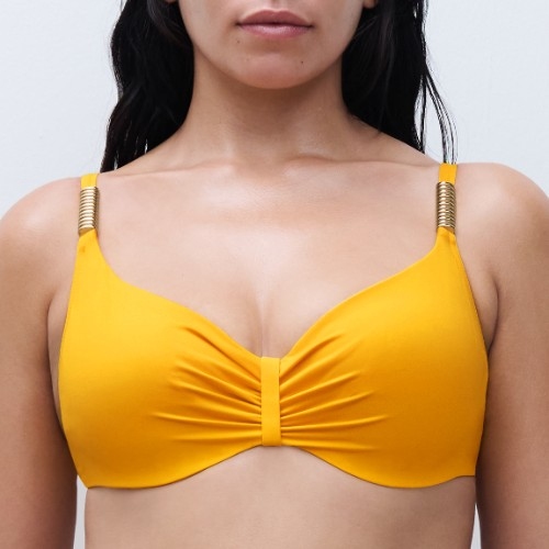 Chantelle Maillots de Bain Icon jaune soutien-gorge bikini corbeille