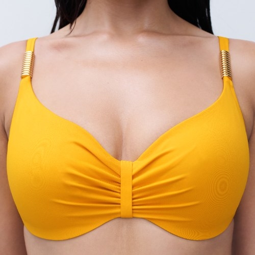 Chantelle Maillots de Bain Icon jaune soutien-gorge bikini corbeille