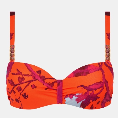 Chantelle Maillots de Bain Icon orange haut de bikini préformé