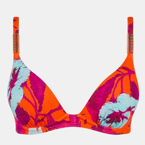 Chantelle Maillots de Bain Icon orange bikinitop push up