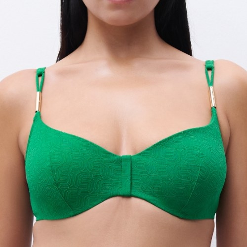 Chantelle Maillots de Bain Hera vert soutien-gorge bikini corbeille