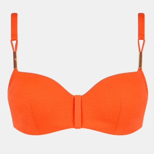 Chantelle Maillots de Bain Hera orange haut de bikini préformé