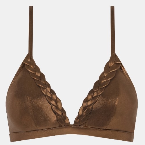 Chantelle Maillots de Bain Shaman bronze soutien-gorge bikini corbeille