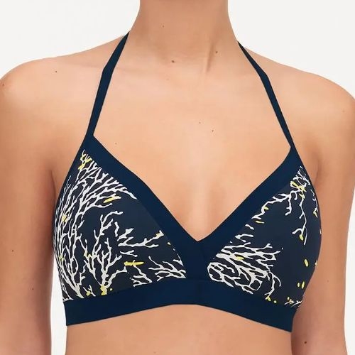 Chantelle Maillots de Bain Atlantis bleu marine haut de bikini préformé