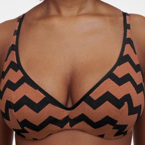 Chantelle Maillots de Bain Totem marron soutien-gorge bikini corbeille