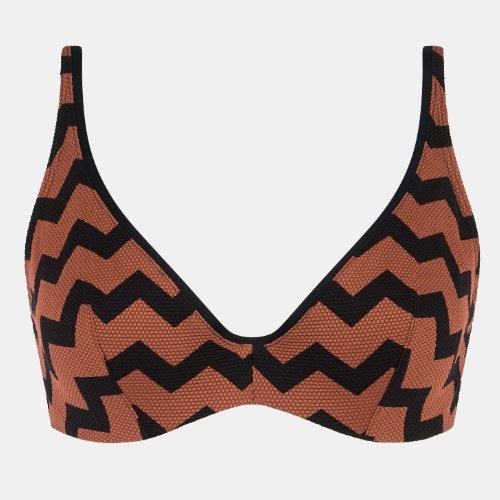 Chantelle Maillots de Bain Totem marron soutien-gorge bikini corbeille