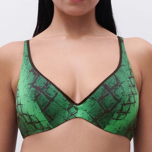 Chantelle Maillots de Bain Totem vert soutien-gorge bikini corbeille