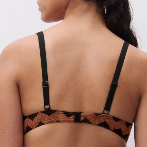 Chantelle Maillots de Bain Totem marron haut de bikini préformé