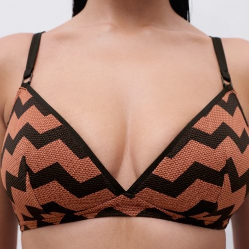 Chantelle Maillots de Bain Totem marron soutien-gorge bikini corbeille