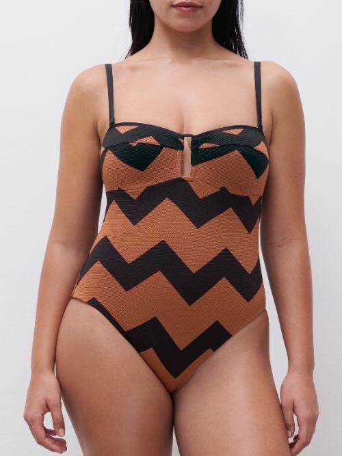 Chantelle Maillots de Bain Totem marron maillot de bain
