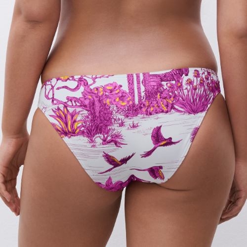 Chantelle Maillots de Bain Sauvage blanc slip de bikini