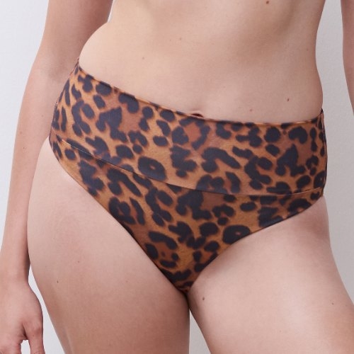 Chantelle Maillots de Bain Sauvage marron slip de bikini