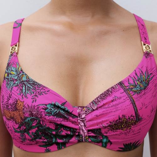 Chantelle Maillots de Bain Sauvage rose soutien-gorge bikini corbeille