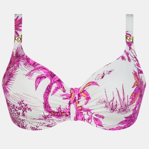 Chantelle Maillots de Bain Sauvage blanc soutien-gorge bikini corbeille