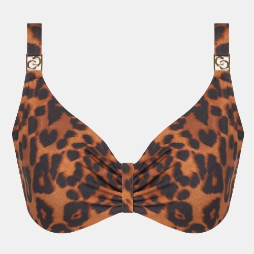 Chantelle Maillots de Bain Sauvage marron soutien-gorge bikini corbeille