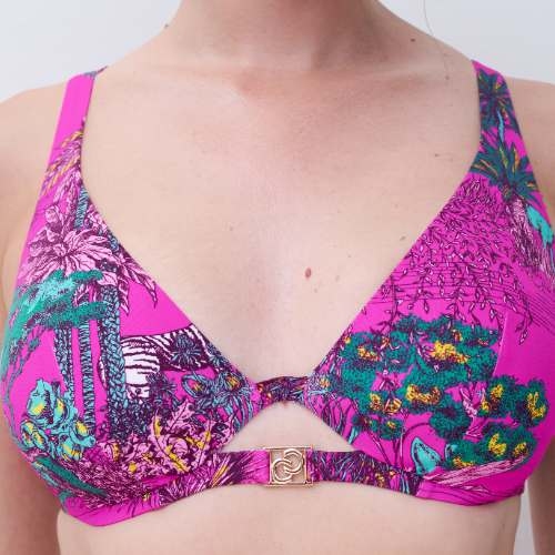 Chantelle Maillots de Bain Sauvage rose soutien-gorge bikini corbeille