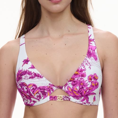 Chantelle Maillots de Bain Sauvage blanc soutien-gorge bikini corbeille