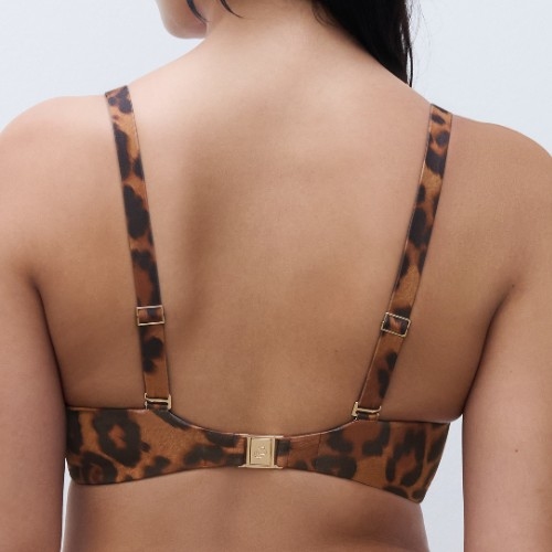 Chantelle Maillots de Bain Sauvage marron haut de bikini préformé