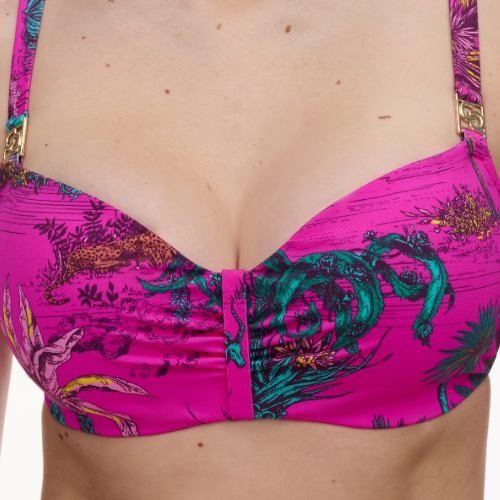 Chantelle Maillots de Bain Sauvage rose haut de bikini préformé