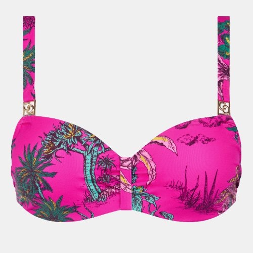 Chantelle Maillots de Bain Sauvage rose haut de bikini préformé