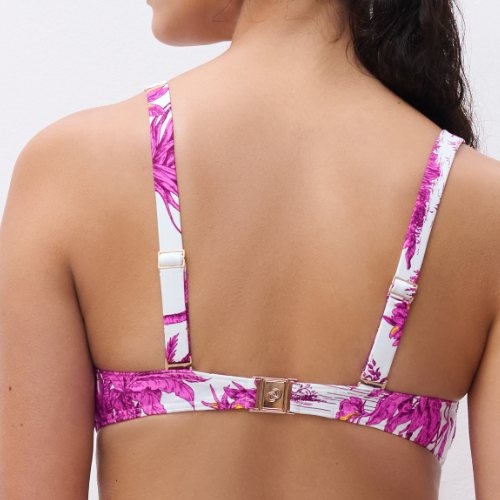 Chantelle Maillots de Bain Sauvage blanc haut de bikini préformé