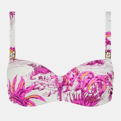 Chantelle Maillots de Bain Sauvage blanc haut de bikini préformé