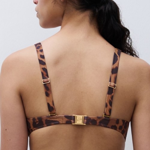 Chantelle Maillots de Bain Sauvage marron haut de bikini préformé