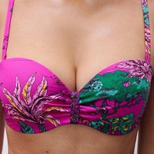 Chantelle Maillots de Bain Sauvage rose haut de bikini préformé