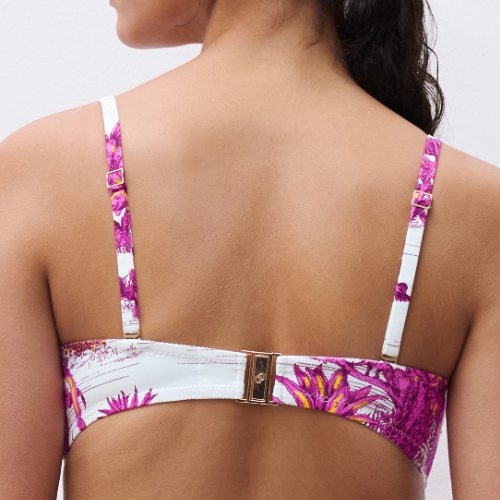Chantelle Maillots de Bain Sauvage blanc haut de bikini préformé